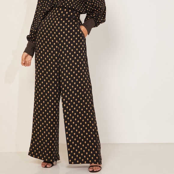 Anthropologie C/MEO Collective Palatial Printed Wide Leg Pants - Picture 16 of 16